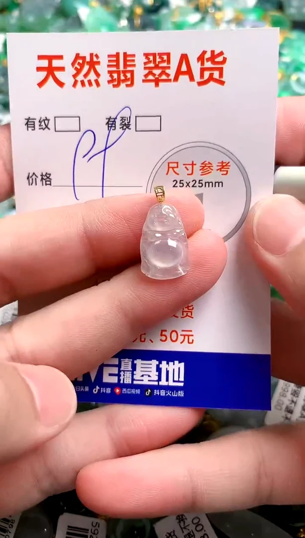 翡翠18K金镶嵌颈饰13003358