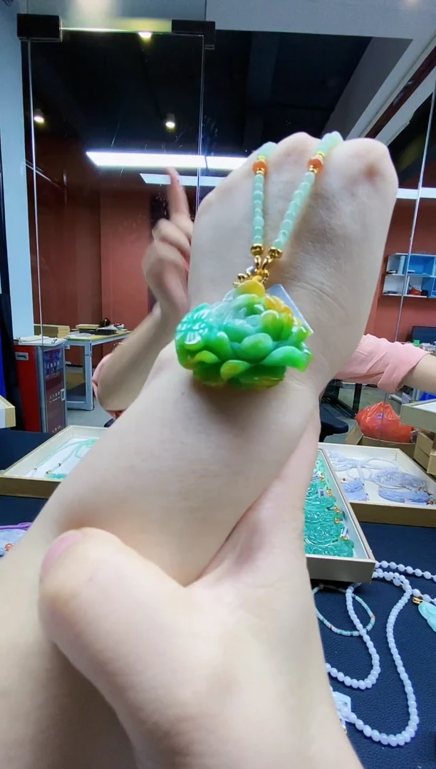 颈饰未镶嵌翡翠翡翠吊坠
