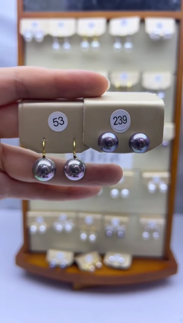 未镶嵌耳饰淡水珍珠53+239