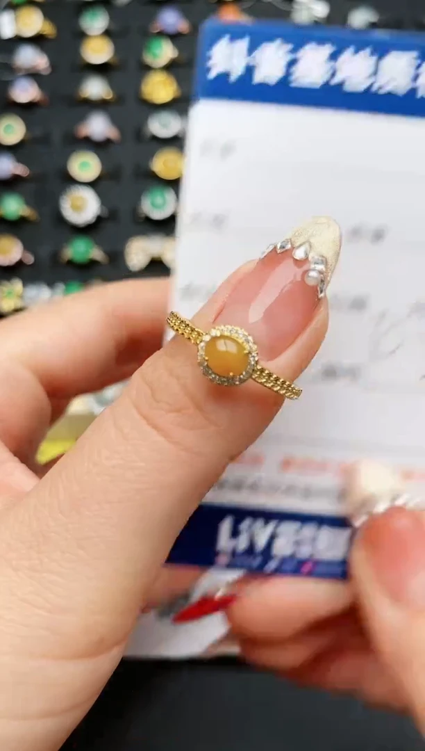 【闪购商品】翡翠戒指银S925镶嵌..........
