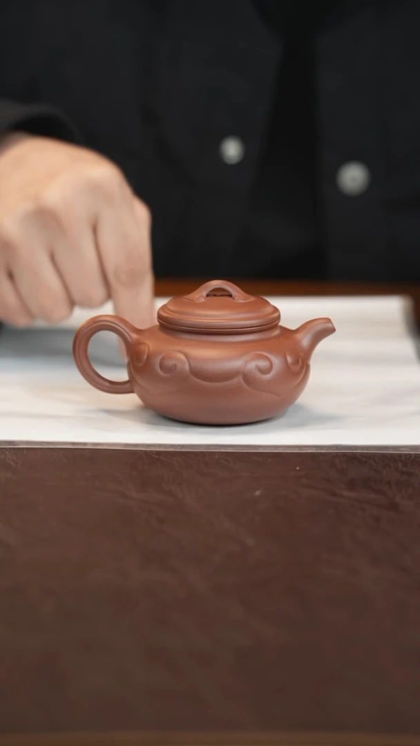 茶壶紫砂全手工 精品 底槽清140cc