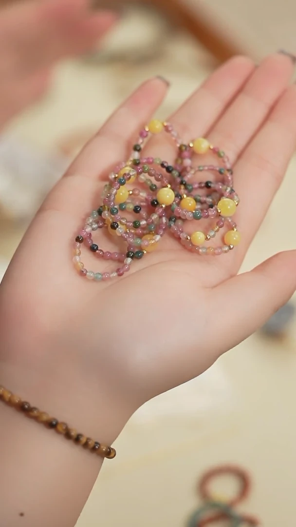 【闪购商品】碧玺戒指未镶嵌【海边】碧玺戒指（多样性发其一）