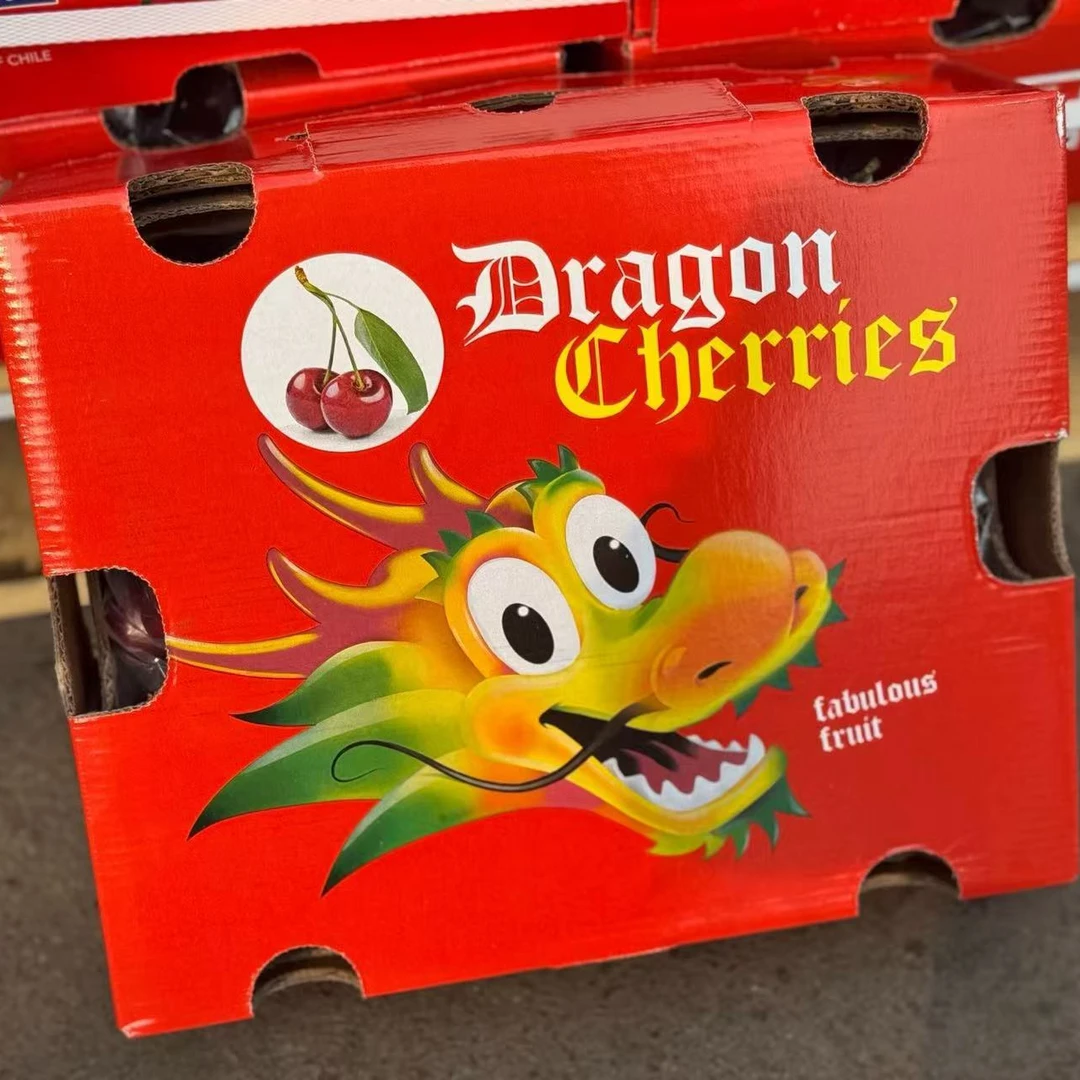 龙牌海运智利车厘子拉宾斯 3JD 5斤、10斤净果 礼盒装 内附果径卡