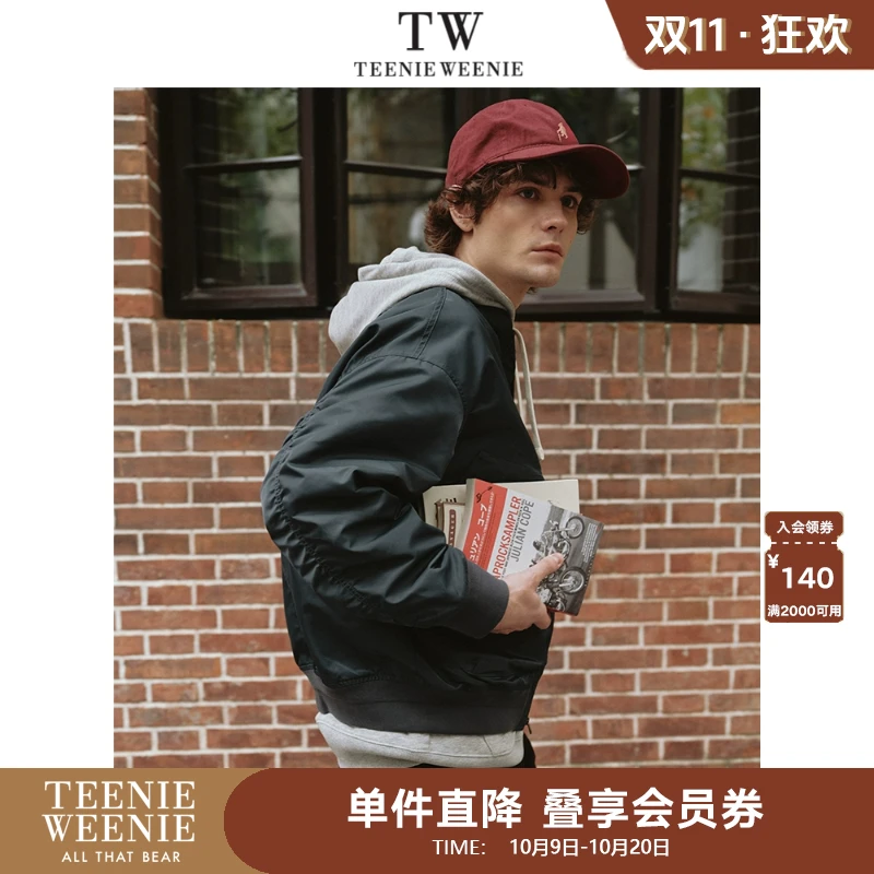 TeenieWeenie小熊男装棉服25年新款工装潮流轻奢夹克TNJP255203I