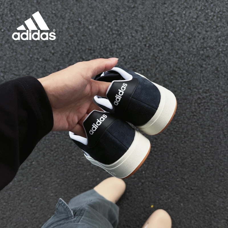 Adidas阿迪达斯正品新款男女板鞋翻毛皮运动低帮美式休闲鞋JP6335