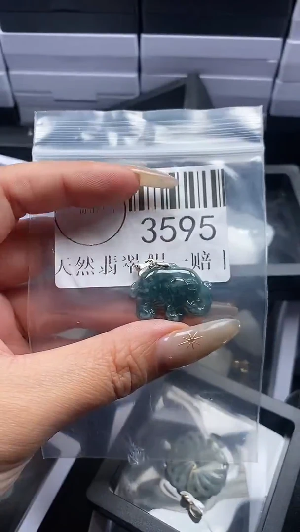 颈饰未镶嵌翡翠3595