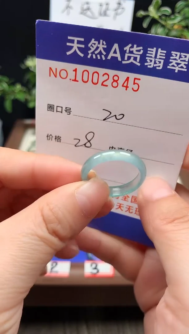 未镶嵌戒指翡翠20#