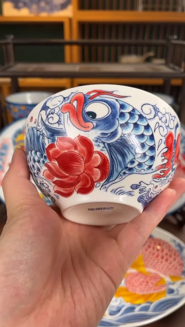 拙明院（福利价格）米饭碗同画片2只