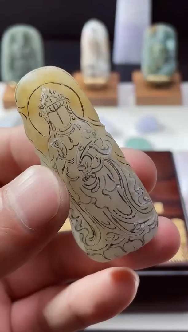 未镶嵌定制翡翠蔚*蓝缅甸天然A货翡翠