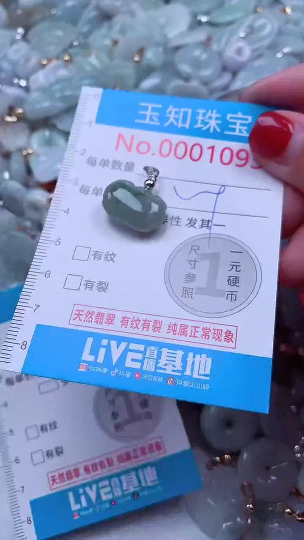 吊坠(不含链)未镶嵌翡翠1093