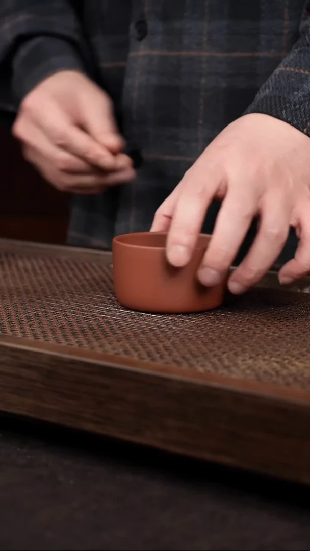 【闪购商品】紫砂茶杯底槽清矮杯