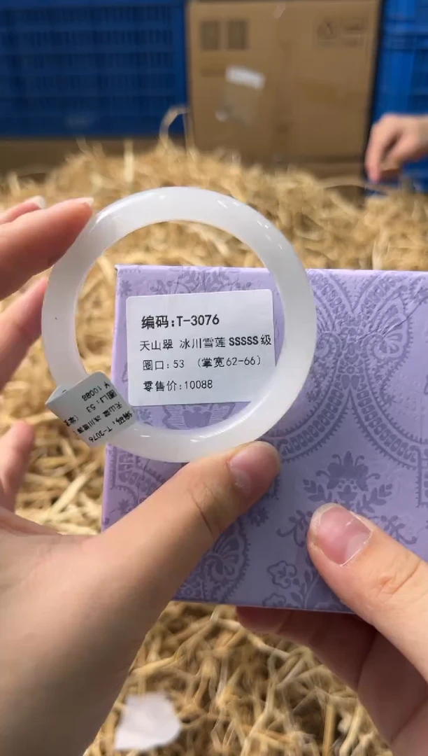 未镶嵌手镯石英质玉T-3076