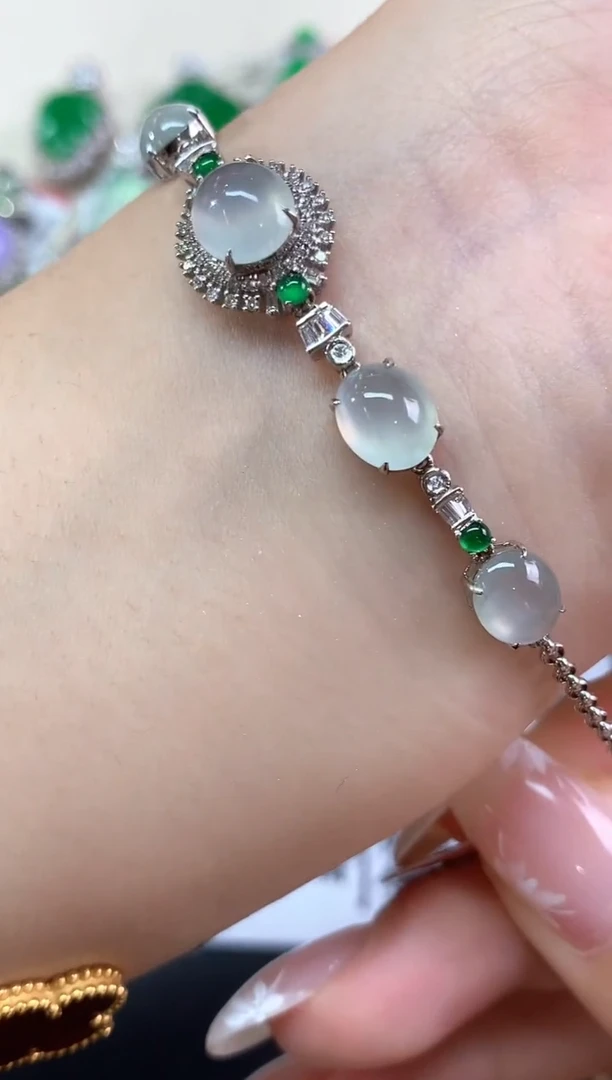 未镶嵌手链翡翠手链|8800