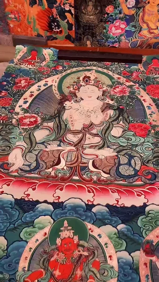 装裱画精美唐卡tk16058