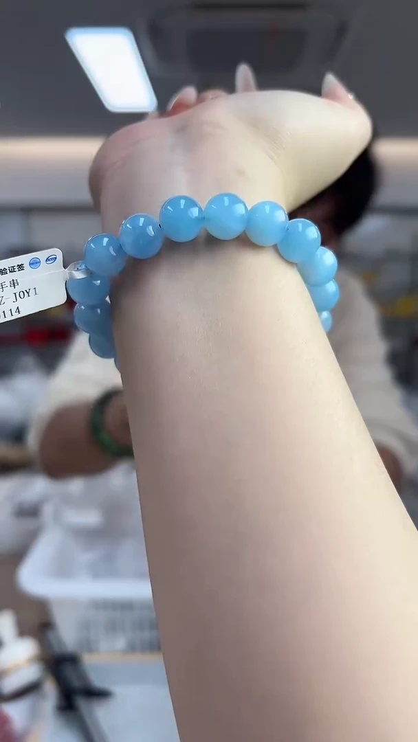 【闪购商品】海蓝宝石手串未镶嵌手串