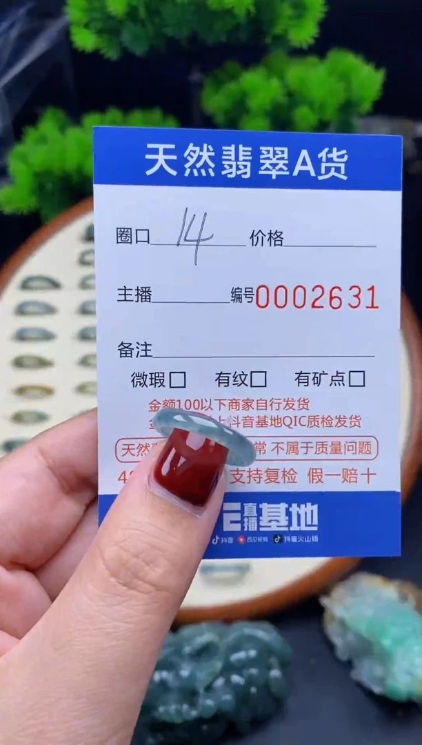 【闪购商品】翡翠戒指未镶嵌翡翠戒圈