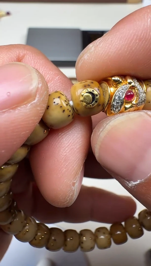 手串菩提未镶嵌木带宝