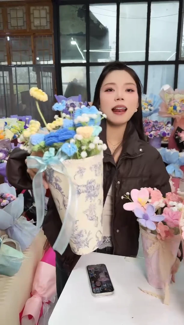 非遗手工定制花束，孤品清仓！！