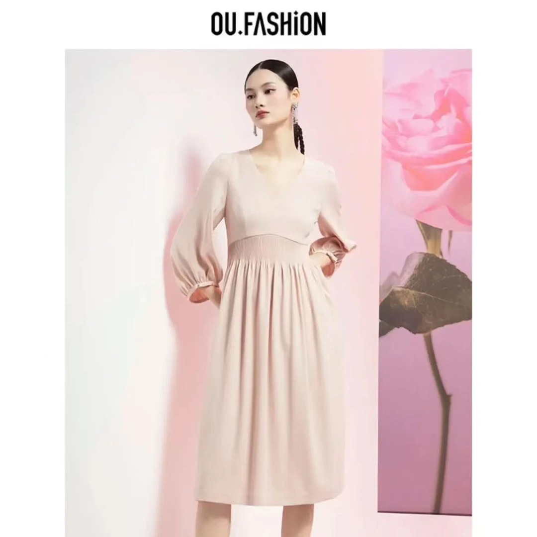 ou女士长款气质连衣裙1122310228