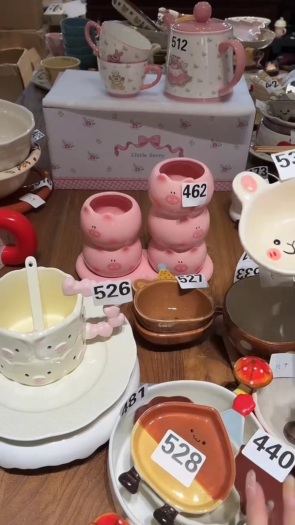 瓷530 兔子 味碟 瑕疵