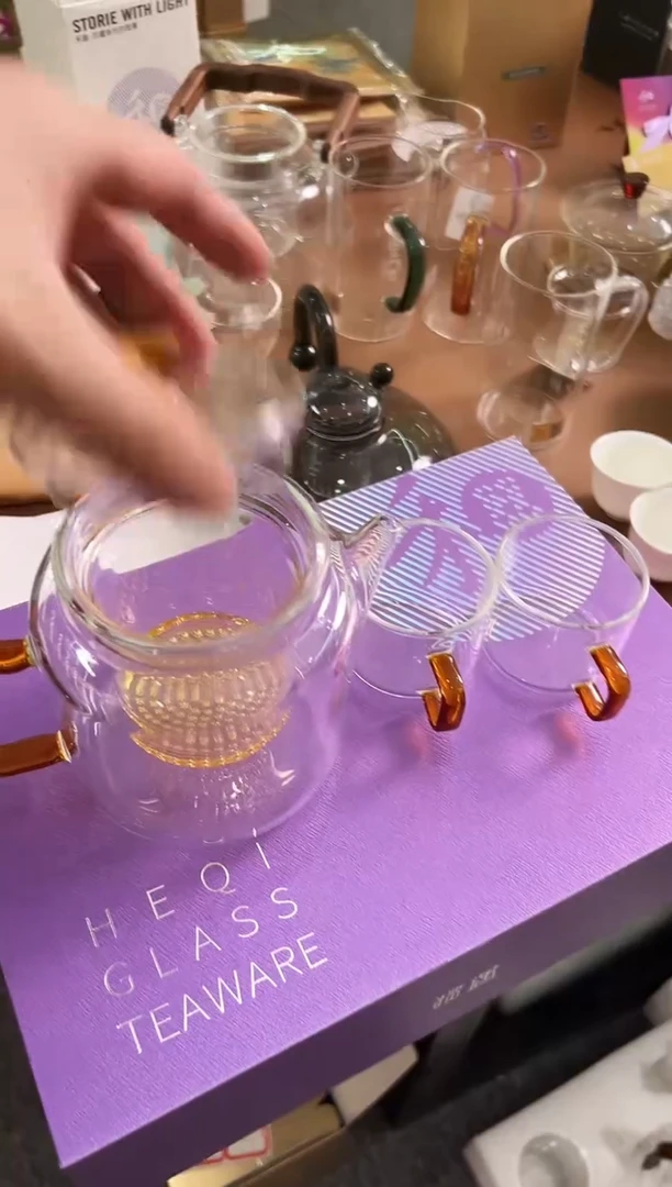 浅*神奇壶琥珀色＋琥珀色对杯
