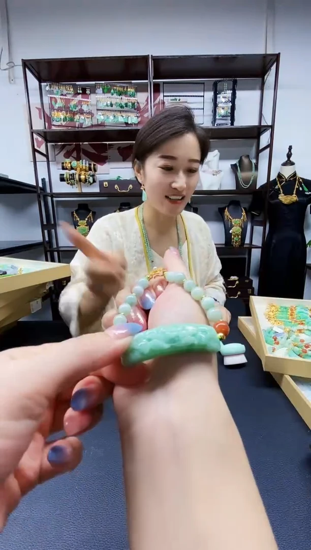 颈饰未镶嵌翡翠翡翠手链