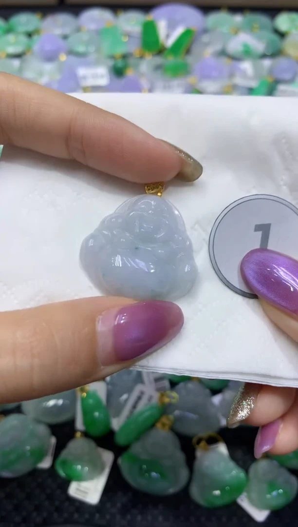 颈饰未镶嵌翡翠天然缅甸翡翠A货