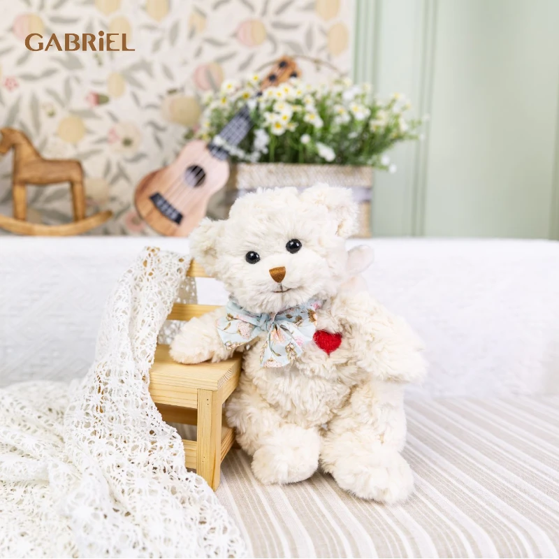 GABRIEL伽百利爱心小熊毛绒玩偶熊玩具手工柔软礼物安抚玩具陪伴