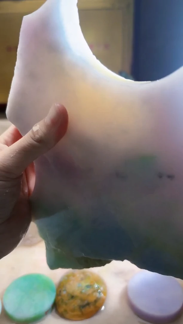 翡翠挂件未镶嵌A货柠优3969