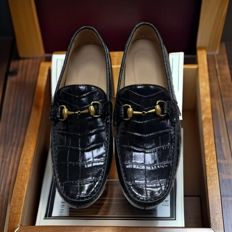 一脚蹬透气马衔扣豆豆鞋乐福鞋单鞋软底欧若动感风