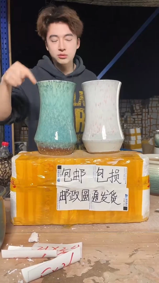 紫砂花盆宜兴紫砂粗陶花盆15*26