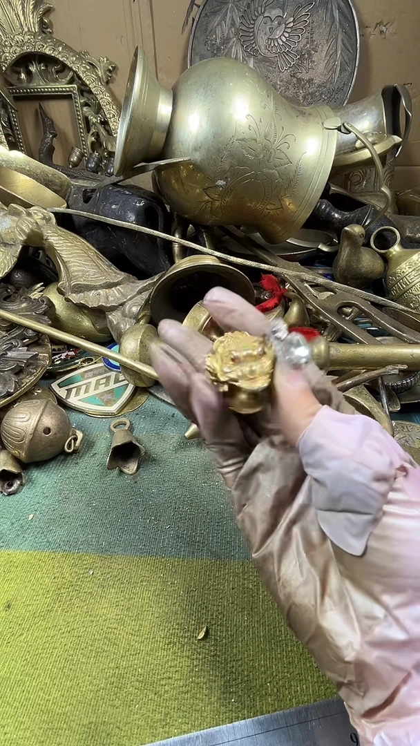 姚***摇亿锦铜回流铜器摆件20