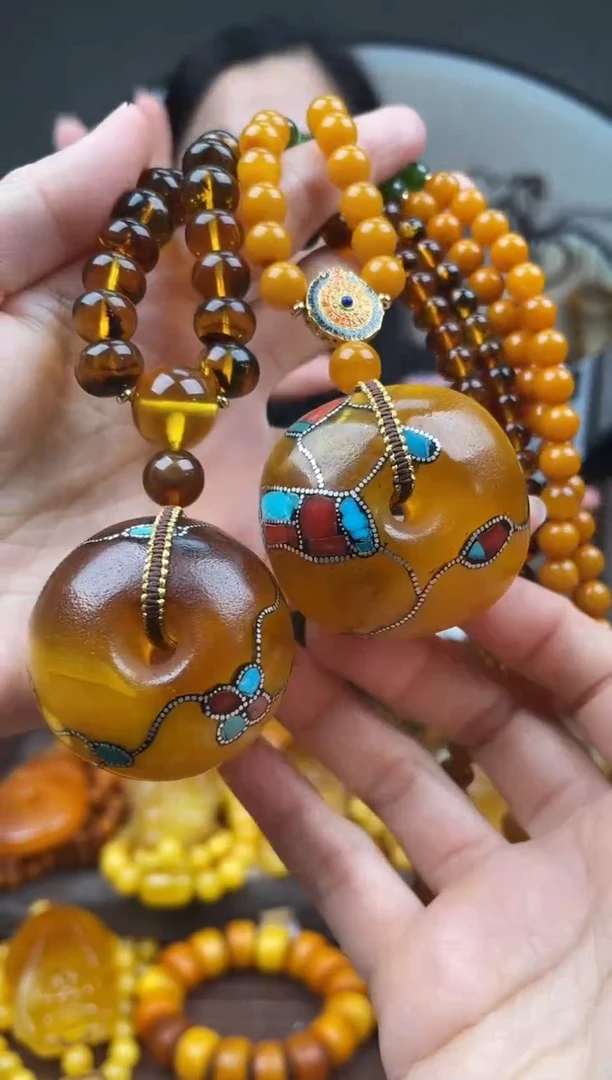 裸石琥珀未镶嵌首饰 假1赔4（多样性发货1件（微瑕