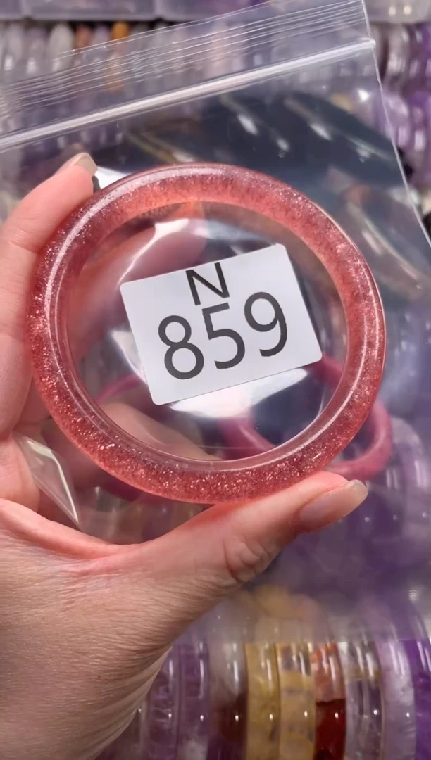 水晶手镯未镶嵌水晶859-60