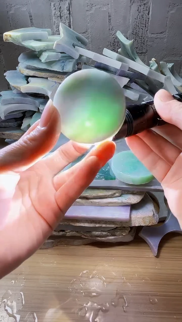 裸石翡翠天然翡翠A货古 南 305