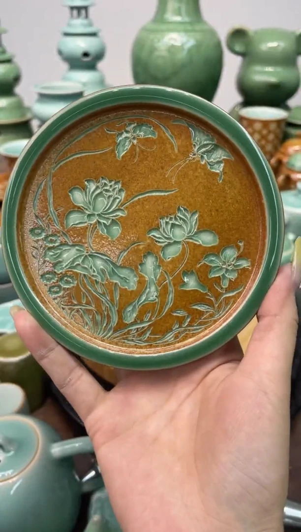 纯手工 小号  慧仙青瓷 龙泉青瓷大促