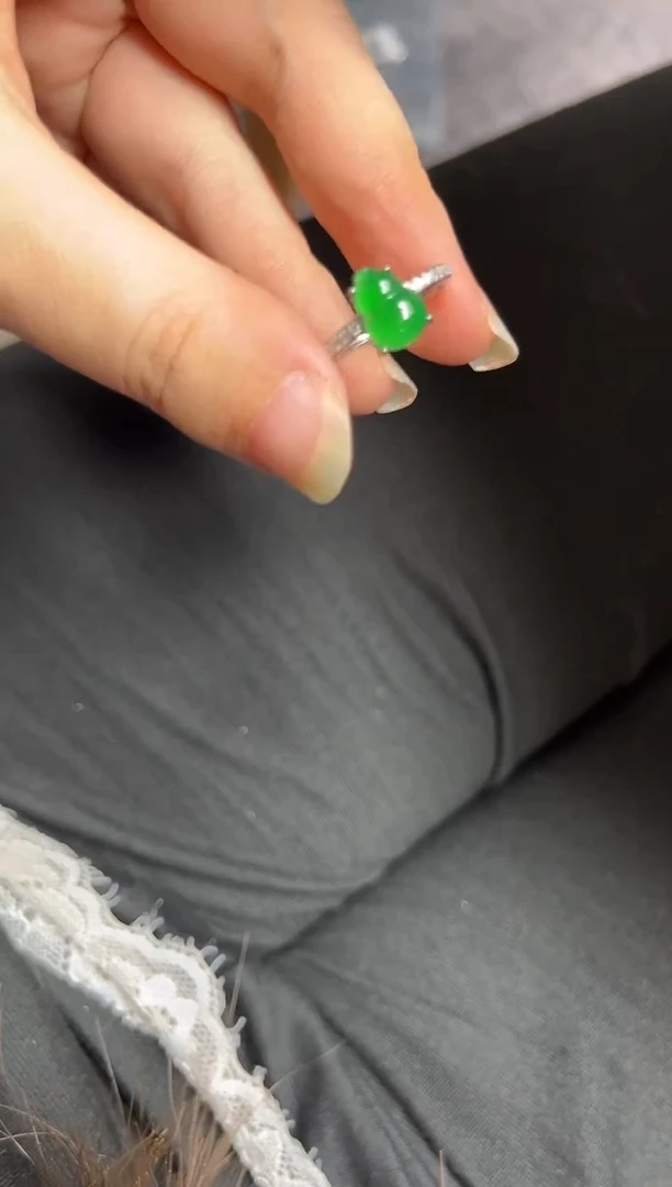 银S925镶嵌戒指翡翠0635144192