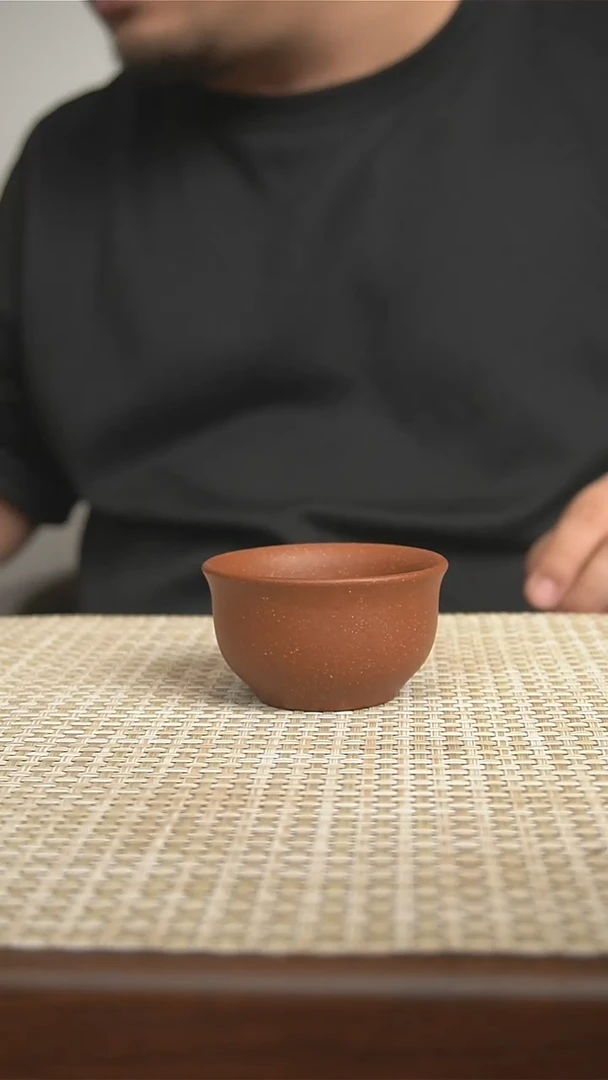 茶杯紫砂宜兴紫砂茶杯红降坡主人杯