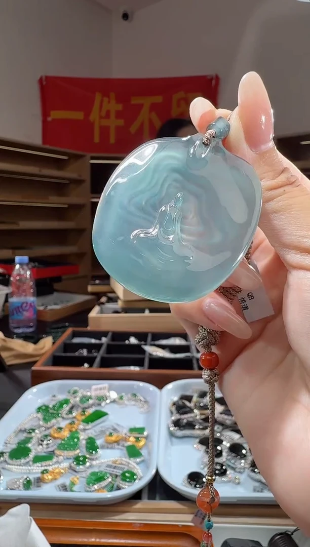 吊坠(不含链)未镶嵌翡翠悟道