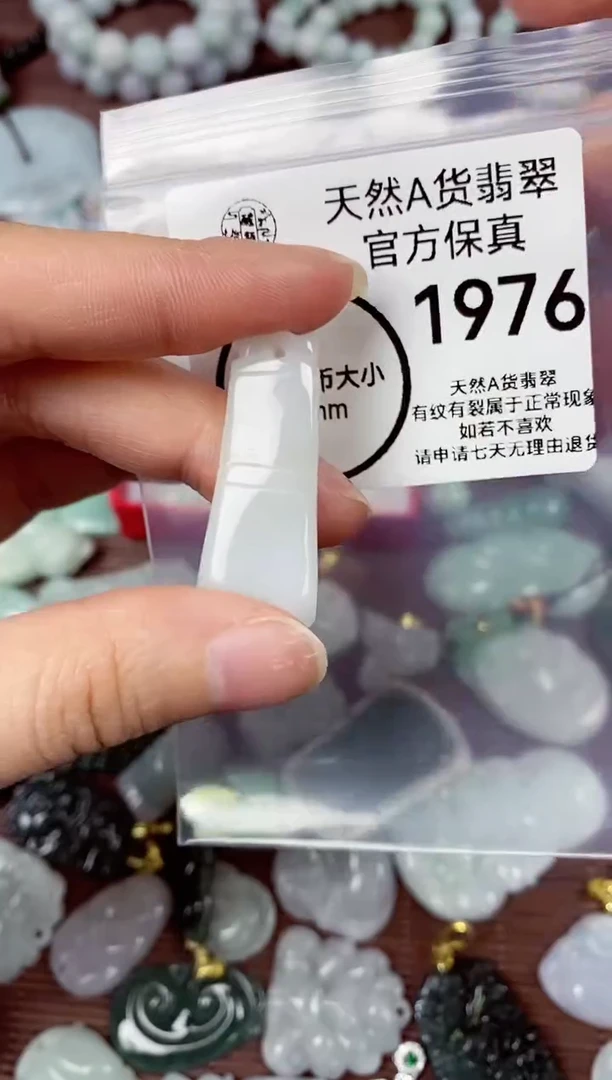 【闪购商品】翡翠颈饰未镶嵌天然A货翡翠1976