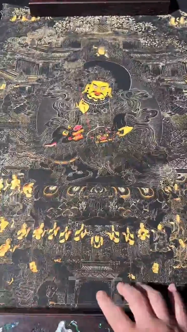 卷轴画藏式珍藏彩绘艺术馆10