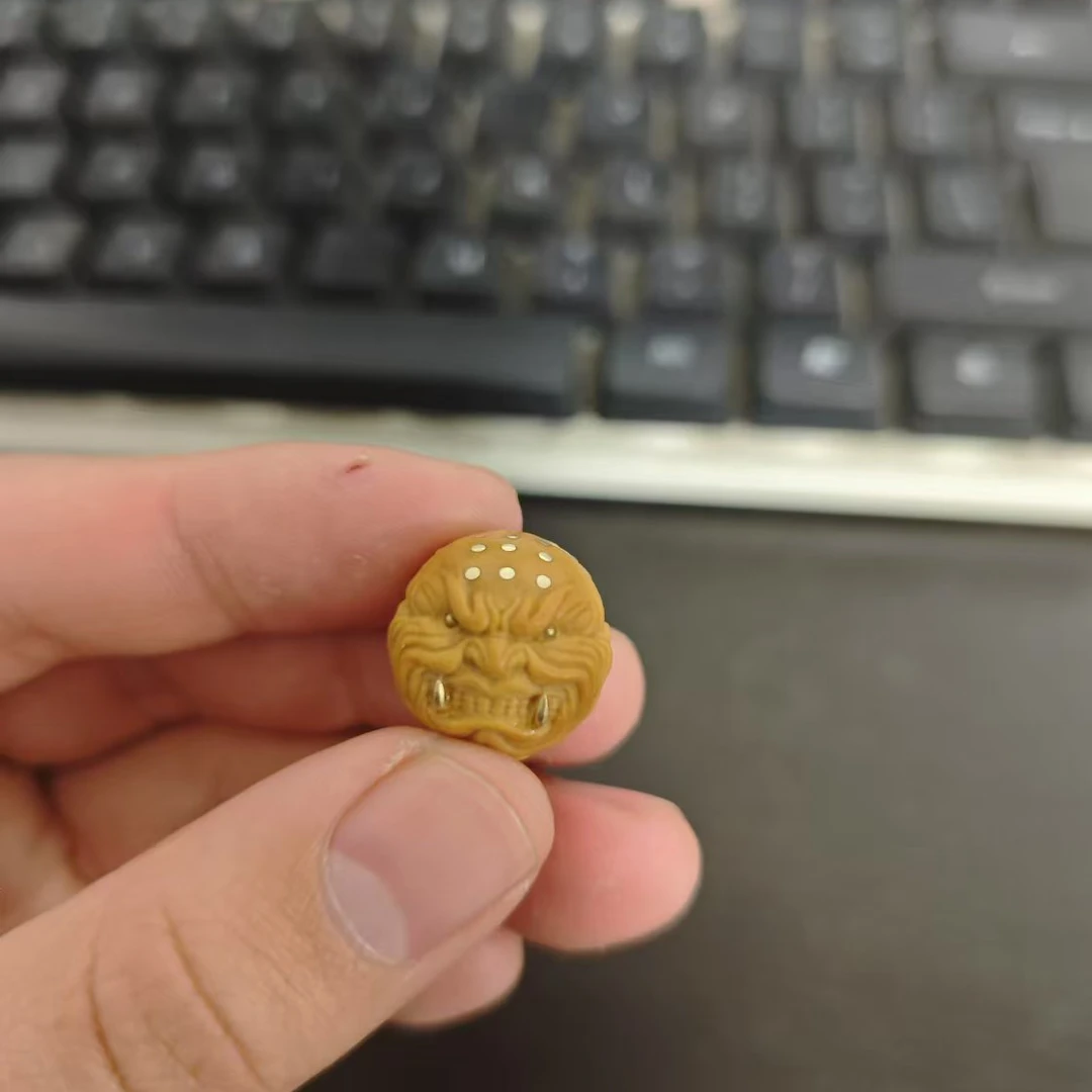 猴头 单颗 雕刻  龙纹 恶僧 重工