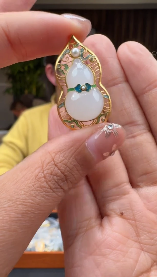 【闪购商品】和田玉9118K金镶嵌2.9张卓多样性发货