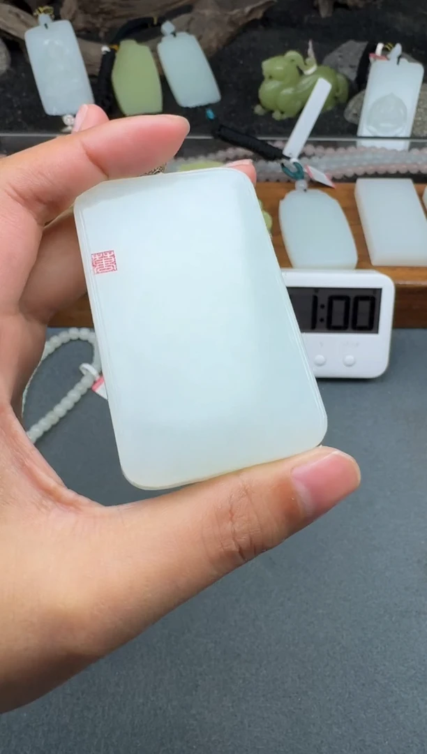 颈饰未镶嵌和田玉苏*财1