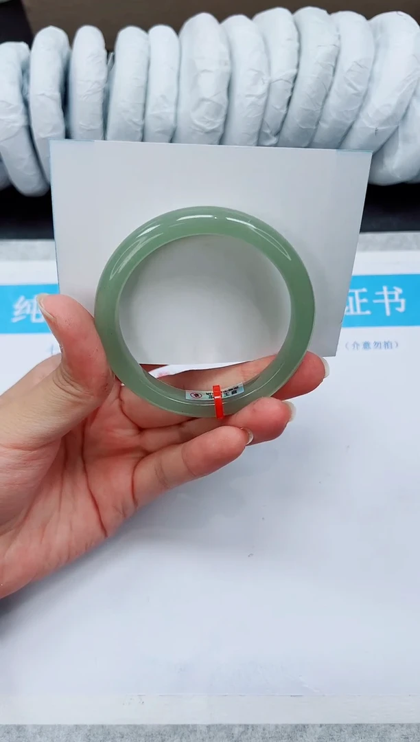 未镶嵌手镯石英质玉D124-54.8