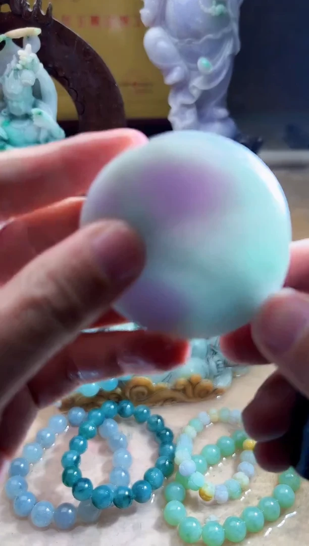 未镶嵌挂件翡翠A货张麦7803