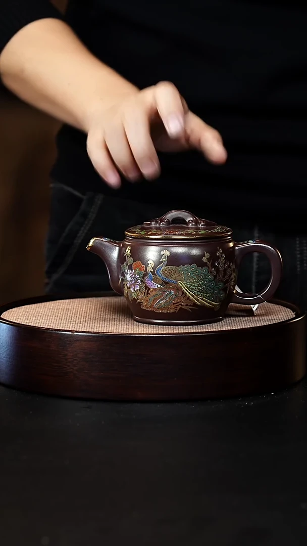 茶壶紫砂宜兴紫砂壶h13015