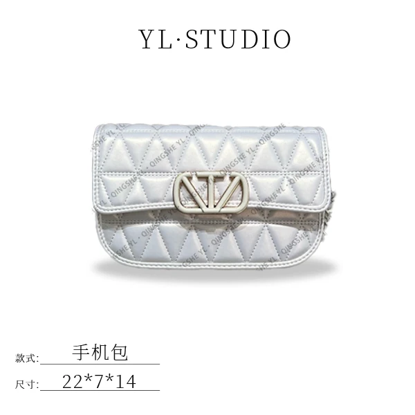 【依琳定制】女士潮流时尚经典气质手拎单肩包ZT-95007-珍珠白