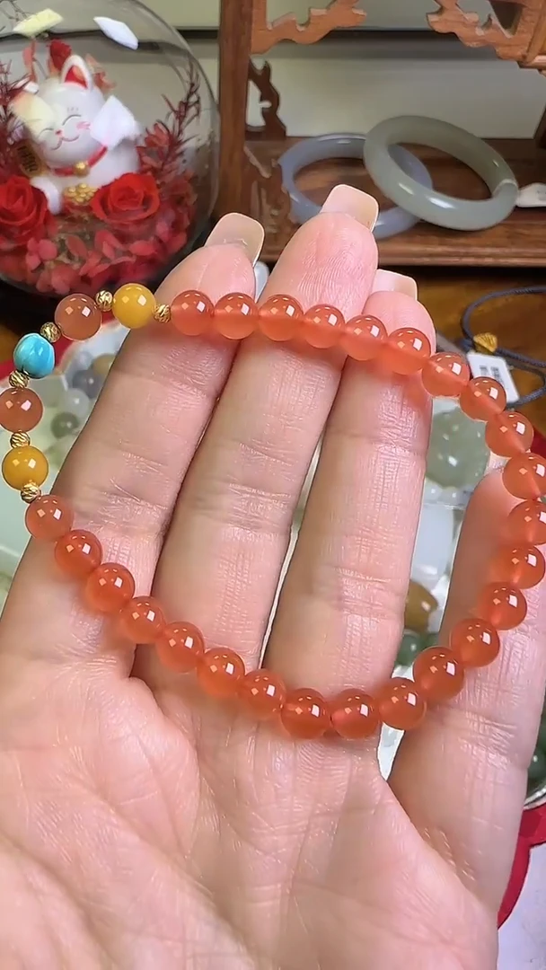 未镶嵌手串南红玛瑙YQ1203-17