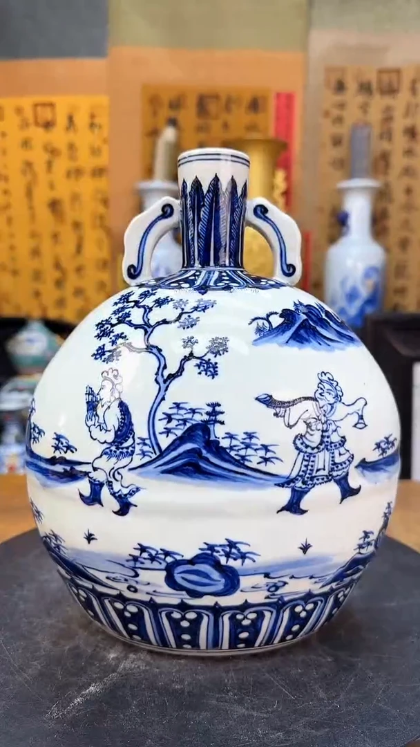 【闪购商品】瓶景德镇陶瓷客厅摆件